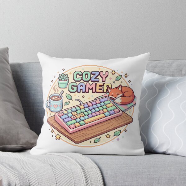 Item preview, Cozy Gamer Pixel Art Mechanical Keyboard Hoodie designed and sold by So Golden Shop.