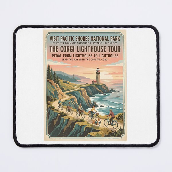 Item preview, Corgi Coastal Bicycle Guide designed and sold by PictoVibe.