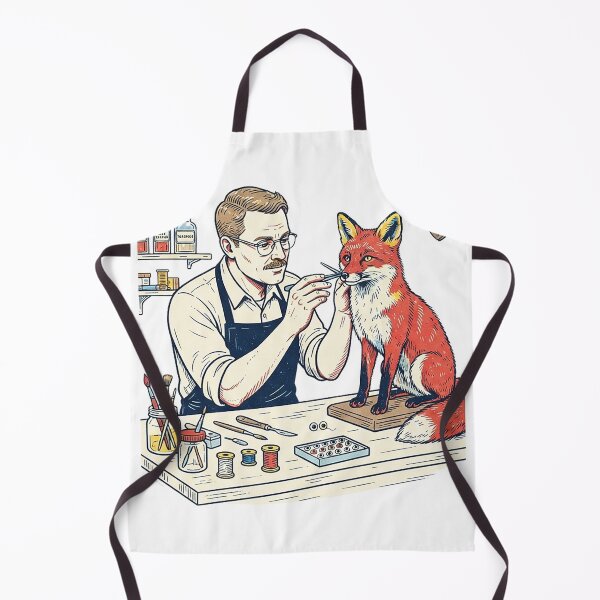 Item preview, Editorial Taxidermist At The Workbench designed and sold by eduardoroa22.