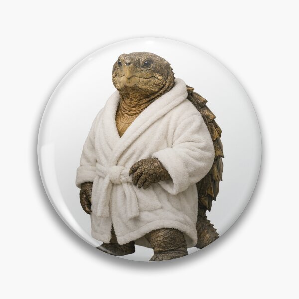 Item preview, Snapping Turtle Fluffy Bathrobe designed and sold by Sillytoe.