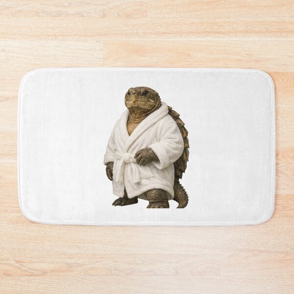Item preview, Snapping Turtle Fluffy Bathrobe designed and sold by Sillytoe.