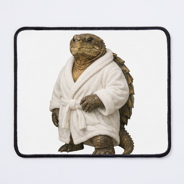 Item preview, Snapping Turtle Fluffy Bathrobe designed and sold by Sillytoe.