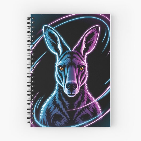 Item preview, Long Eared Kangaroo Neon Glow designed and sold by LuisWorks.