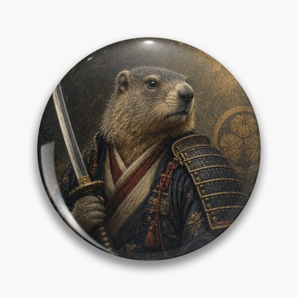 Item preview, Samurai Marmot designed and sold by AnotherMarmot.