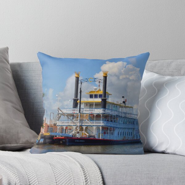 Item preview, Paddle Steamer on Tranquil Waters designed and sold by Savannah Gibbs.