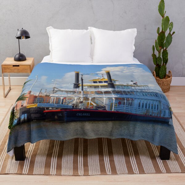 Item preview, Paddle Steamer on Tranquil Waters designed and sold by Savannah Gibbs.