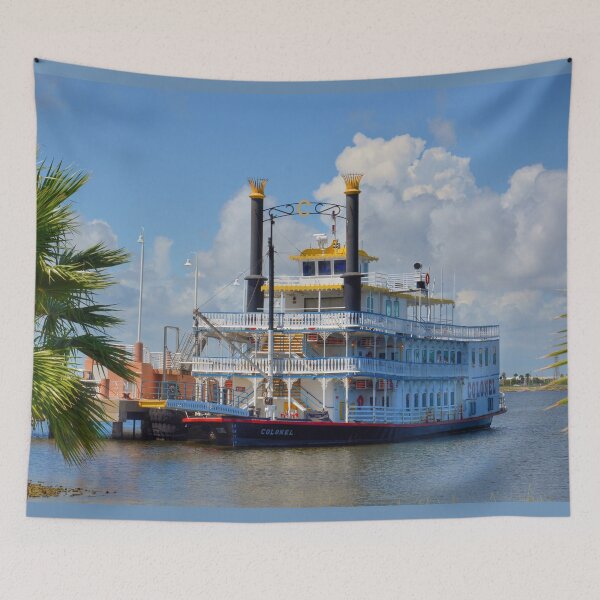 Item preview, Paddle Steamer on Tranquil Waters designed and sold by Savannah Gibbs.