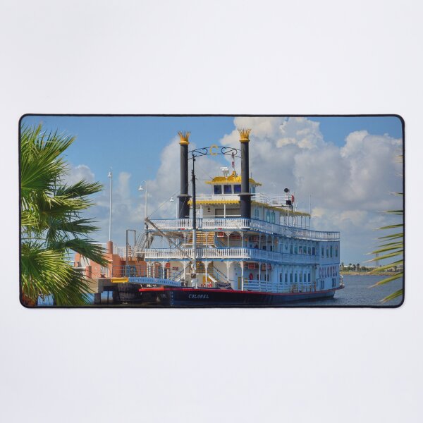 Item preview, Paddle Steamer on Tranquil Waters designed and sold by Savannah Gibbs.