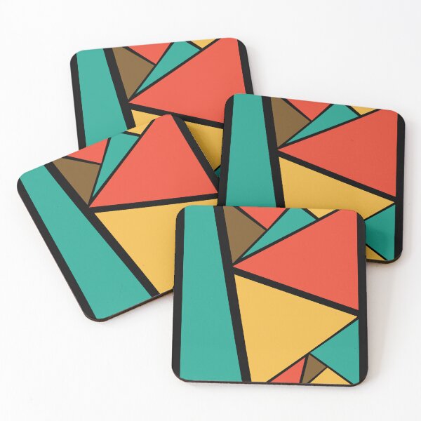 Item preview, Retro Stained Glass Abstract Geometry designed and sold by GeometricaSt.