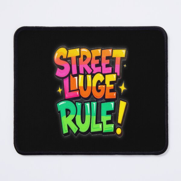 Item preview, STREETLUGE RULES! Vintage Graffiti Typography Racing Skater Art – Born to Ride Extreme! designed and sold by Giulivo Store Graphic.