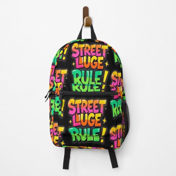 Item preview, STREETLUGE RULES! Vintage Graffiti Typography Racing Skater Art – Born to Ride Extreme! designed and sold by Giulivo Store Graphic.