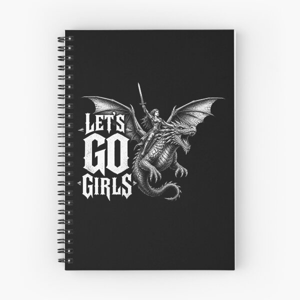 Item preview, Let´s go girls, Warrior Woman Dragon Rider, Feminist Empowerment designed and sold by aponwao.