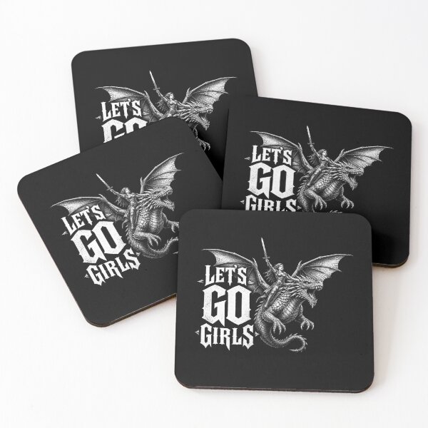 Item preview, Let´s go girls, Warrior Woman Dragon Rider, Feminist Empowerment designed and sold by aponwao.