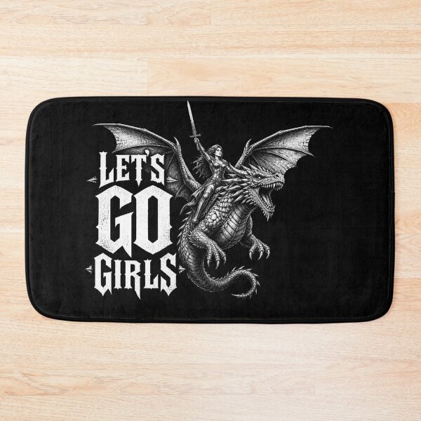 Item preview, Let´s go girls, Warrior Woman Dragon Rider, Feminist Empowerment designed and sold by aponwao.
