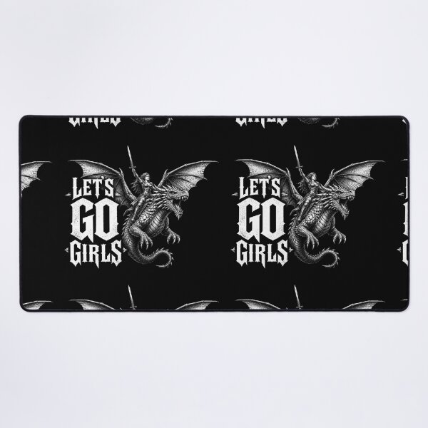 Item preview, Let´s go girls, Warrior Woman Dragon Rider, Feminist Empowerment designed and sold by aponwao.