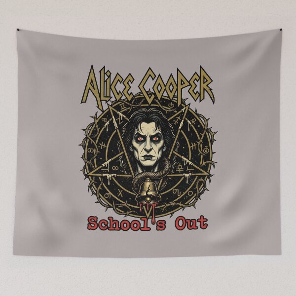 Item preview, Alice Cooper School's Out Distressed Emblem-55 designed and sold by Fabianeidt.