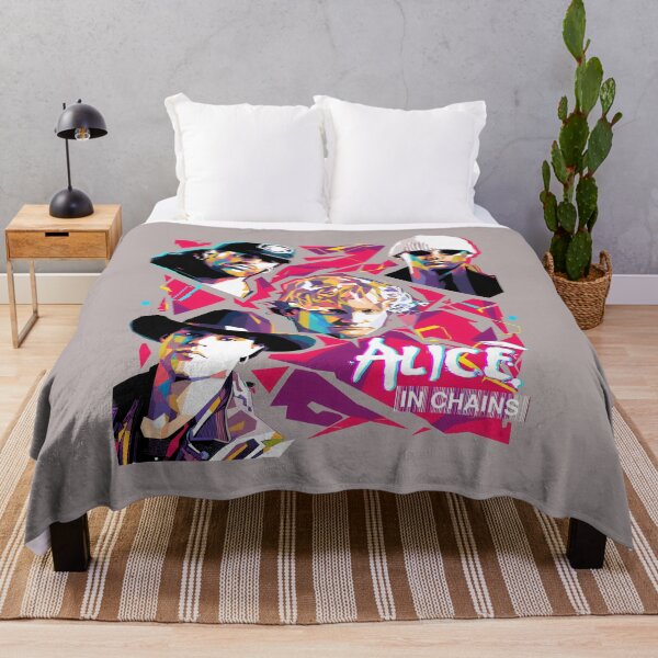 Item preview, Alice In Chains Band Pop Art Portrait Tee-47 designed and sold by Fabianeidt.