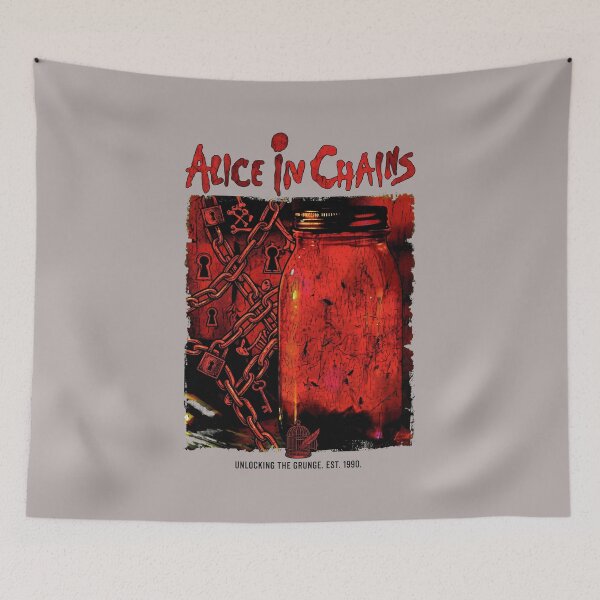 Item preview, Alice In Chains Grunge Jar Face Dark Art-13 designed and sold by Fabianeidt.