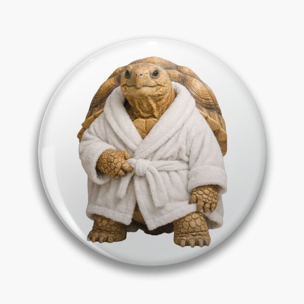 Item preview, Sulcata Tortoise Fluffy Bathrobe designed and sold by Sillytoe.
