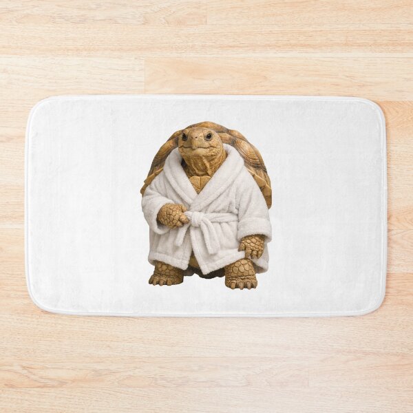 Item preview, Sulcata Tortoise Fluffy Bathrobe designed and sold by Sillytoe.
