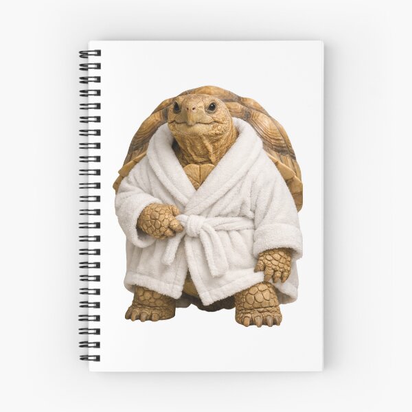 Item preview, Sulcata Tortoise Fluffy Bathrobe designed and sold by Sillytoe.