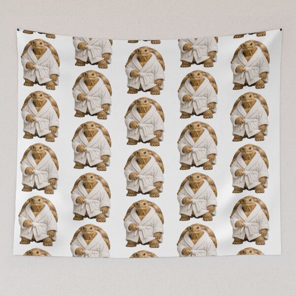 Item preview, Sulcata Tortoise Fluffy Bathrobe designed and sold by Sillytoe.