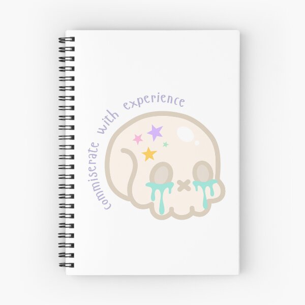 Item preview, Pastel Goth Skull Commiserate with Experience designed and sold by Dutch Bunny Trading LLC.