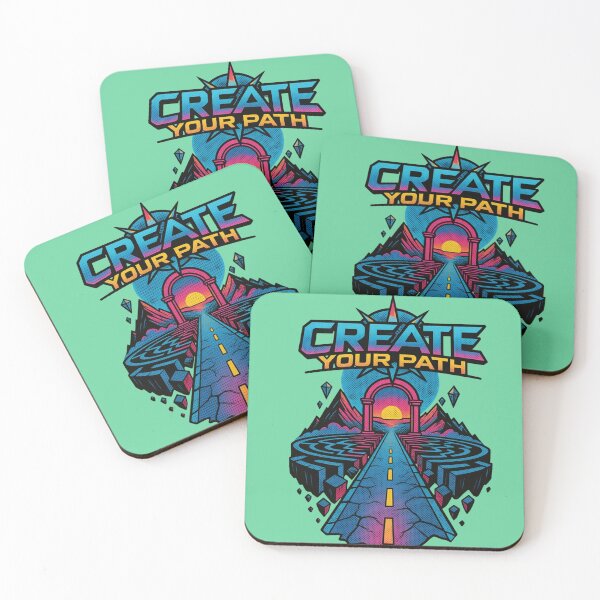 Item preview, Create Your Path – Retro Futuristic Maze Adventure designed and sold by MH Digital Studio .