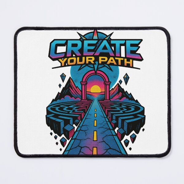 Item preview, Create Your Path – Retro Futuristic Maze Adventure designed and sold by MH Digital Studio .