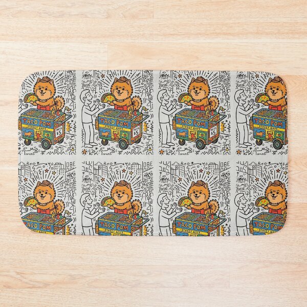 Item preview, Pomeranian Taco Vendor designed and sold by PictoVibe.