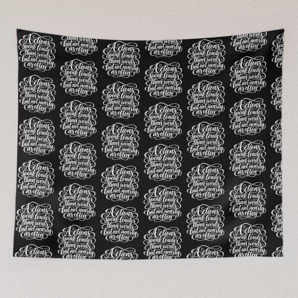 Item preview, When Doing Says More designed and sold by Quote Gallery.