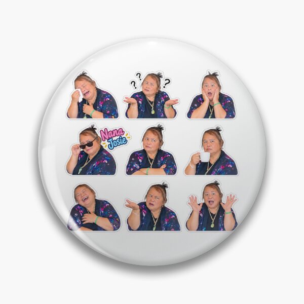 Item preview, Nana Josie Reaction Sticker Pack designed and sold by Josie1947.