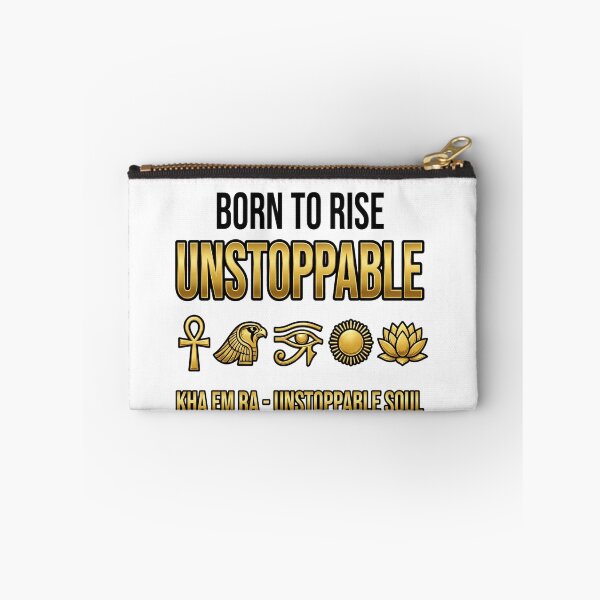 Item preview, BORN TO RISE UNSTOPPABLE PNG | BORN TO RISE UNSTOPPABLE PNG | Boss Babe Dark Feminine Egyptian Shirt | Main Character Ankh Gold Ankh Pharaonic Power Motivational Shirt Design designed and sold by HoMya.