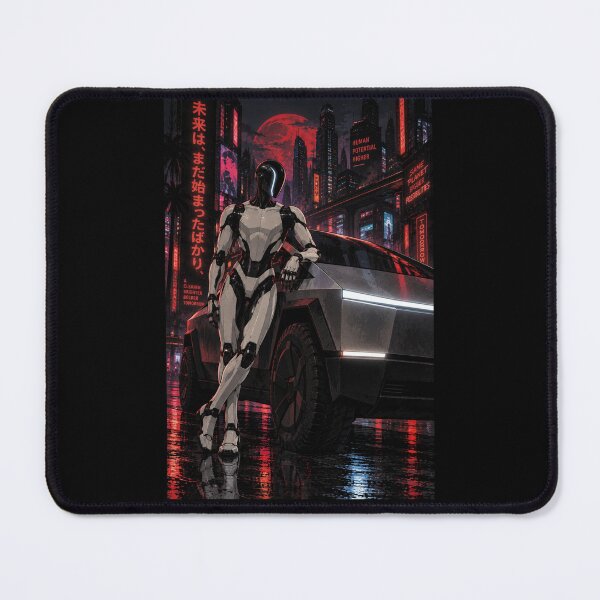 Item preview, Human 2.0 – Futuristic Humanoid Robot Cyberpunk Anime designed and sold by TEEJAMBOREE.