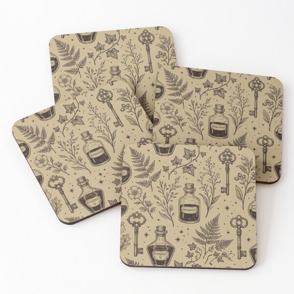 Item preview, Dark Academia Vintage Keys Seamless Spiral Notebook designed and sold by So Golden Shop.