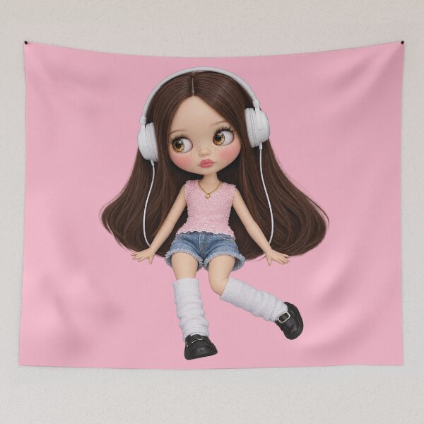 Item preview, Blythe doll listening to music designed and sold by JarquinDD.