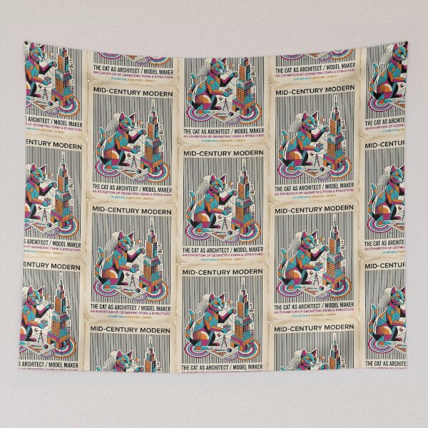 Item preview, Russian Blue Tile Designer designed and sold by PictoVibe.