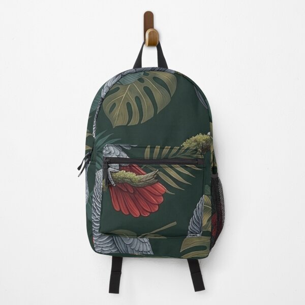 Item preview, African Grey Parrots Tropical Pattern designed and sold by SassyArtistry.