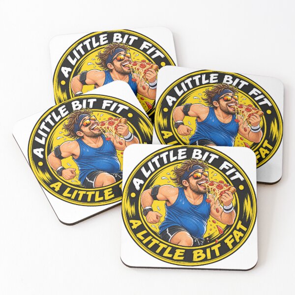Item preview, A Little Bit Fit A Little Bit Fat Funny Running designed and sold by Kenzie & Co.