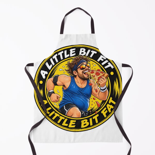 Item preview, A Little Bit Fit A Little Bit Fat Funny Running designed and sold by Kenzie & Co.