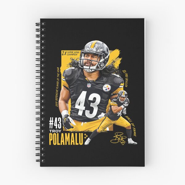 Item preview, Pittsburgh Steelers No 43 Troy Polamalu Graphic designed and sold by lightylegal.