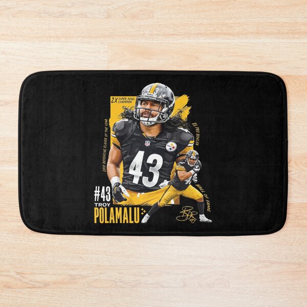 Item preview, Pittsburgh Steelers No 43 Troy Polamalu Graphic designed and sold by lightylegal.