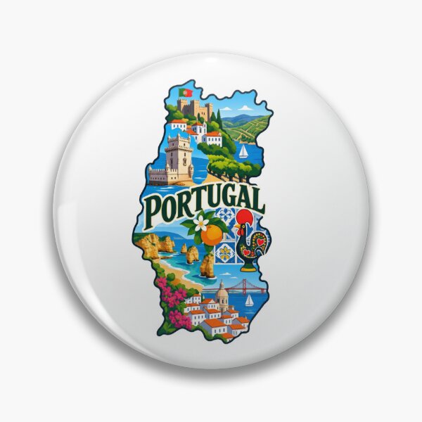 Item preview, Portugal Country Map designed and sold by Myra365Art.