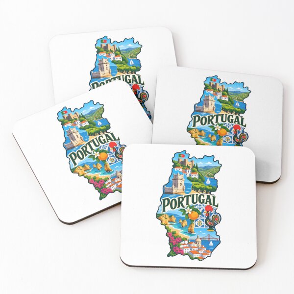 Item preview, Portugal Country Map designed and sold by Myra365Art.