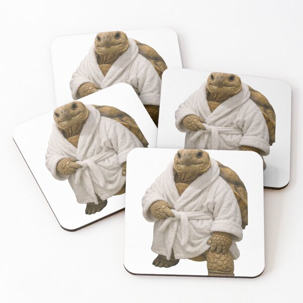 Item preview, Sulcata Tortoise Plush Bathrobe designed and sold by Sillytoe.