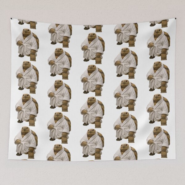 Item preview, Sulcata Tortoise Plush Bathrobe designed and sold by Sillytoe.