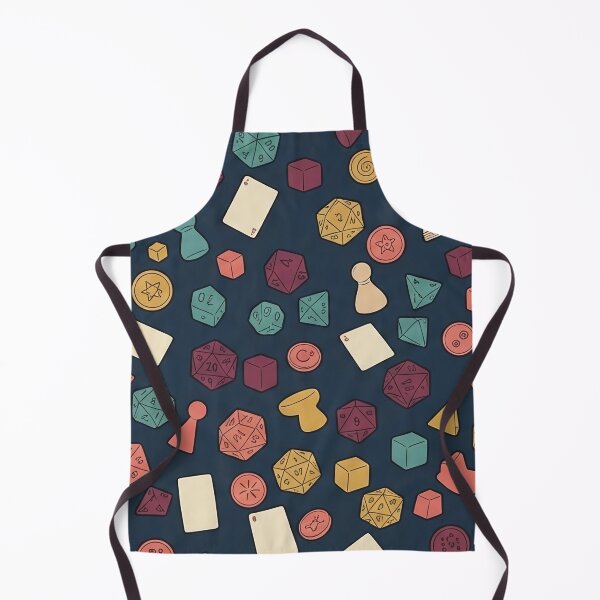 Item preview, Colorful Polyhedral Dice Pattern designed and sold by SassyArtistry.