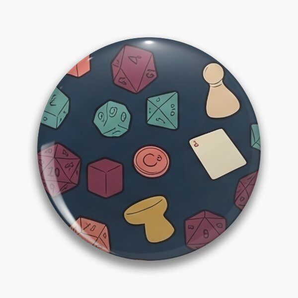 Item preview, Colorful Polyhedral Dice Pattern designed and sold by SassyArtistry.