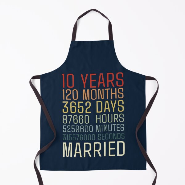 Item preview, 10 Years Married A Decade Together designed and sold by NosandEdgy.