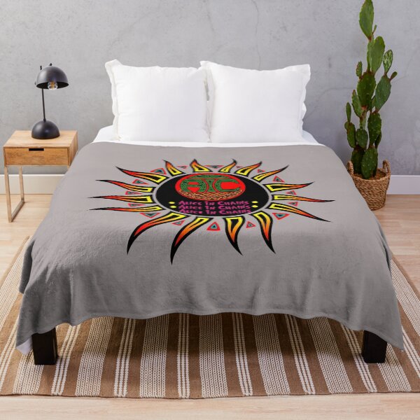 Item preview, Alice In Chains Tribal Sun AIC Logo Tee-12 designed and sold by RikeMarroquin.